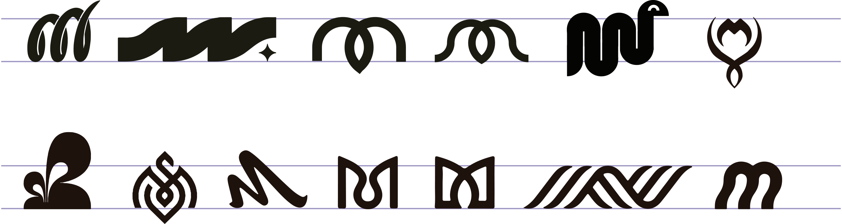 Evolución del logo de Mamba