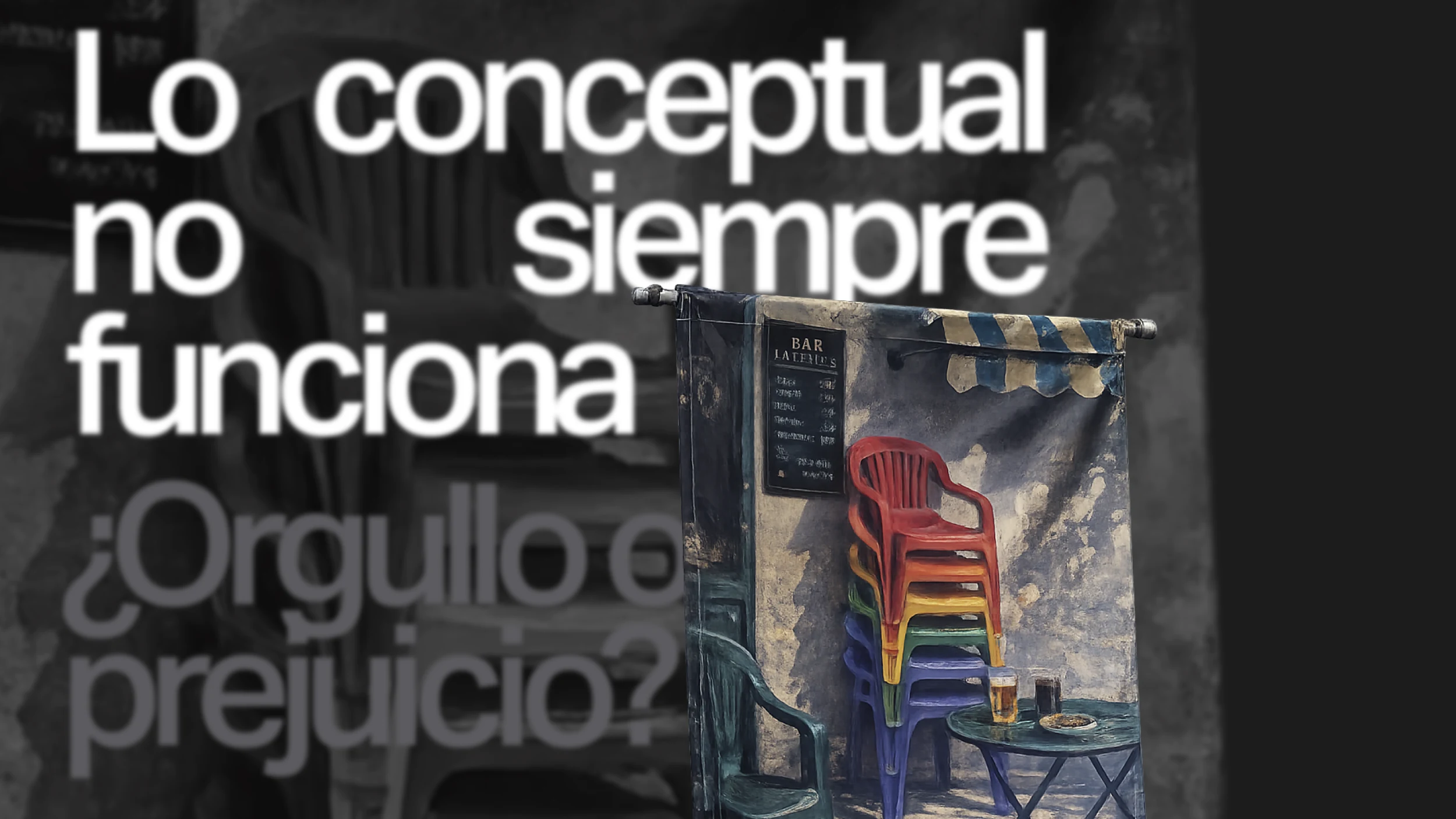 Lo conceptual no siempre funciona: qué nos enseña el cartel del Orgullo de Madrid 2026