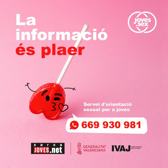 Campaña de salud sexual — La informació és plaer (GVA + IVAJ)